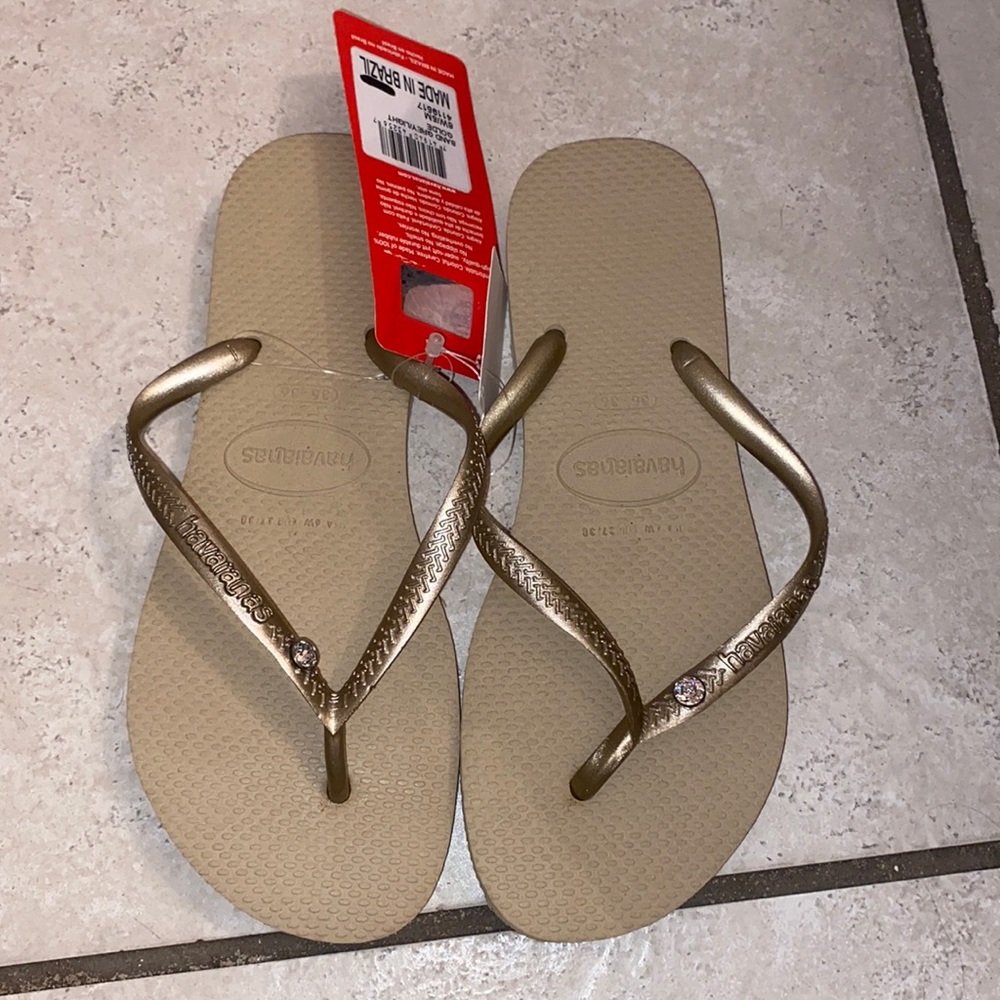 Havianas gold